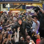 Javier Milei fue recibido por una multitud en Córdoba. Javier Milei fue recibido por una multitud en Córdoba.