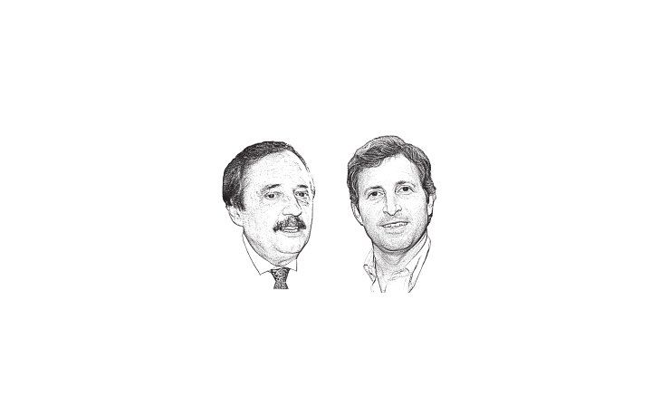 Ricardo Alfonsín y Rogelio Frigerio