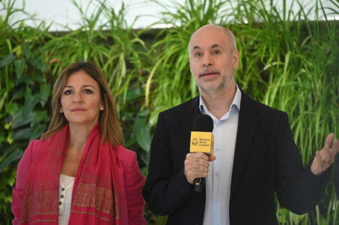 Horacio Rodríguez Larreta y María Soledad Acuña 