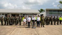 El presidente de Colombia, Iván Duque, en Antioquía.