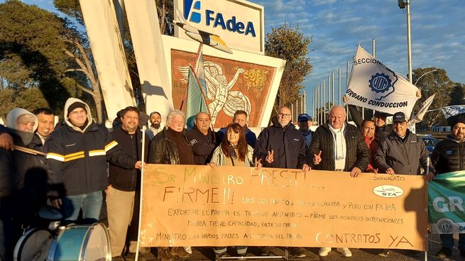 Las protestas en FAdeA.