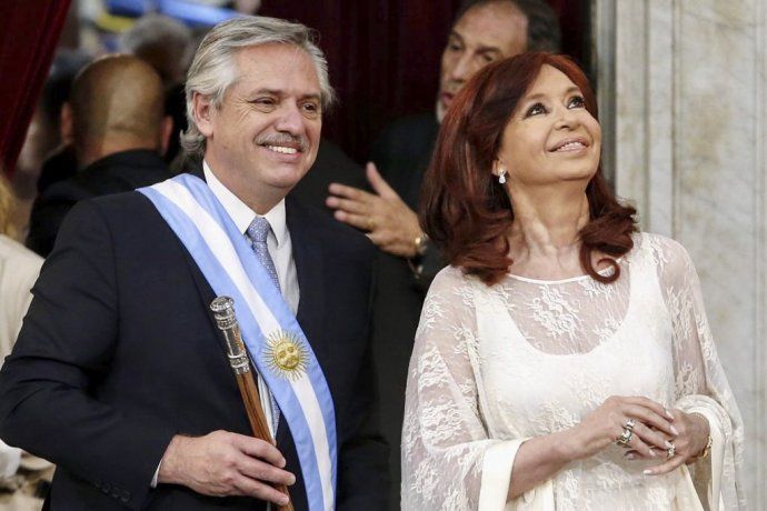 Alberto Fern&aacute;ndez y Cristina Fern&aacute;ndez de Kirchner.