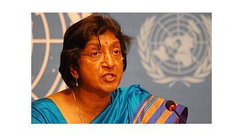 Alta comisionada de la ONU para los Derechos Humanos, Navi Pillay