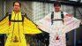 Carlos Suárez (Dcha.) Poses with the Wingsuit with his friend Manolo Chana, who died 15 years ago practicing base jump, the same as he was pursuing on Tuesday when he died at Uin in Toledo's Aerodrome. Carlos Suárez (Dcha.) Poses with the Wingsuit with his friend Manolo Chana, who died 15 years ago practicing base jump, the same as he was pursuing on Tuesday when he died at Uin in Toledo's Aerodrome.