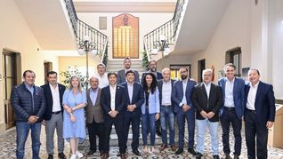 Kicillof se reunió con intendentes de la sexta sección electoral bonaerense.