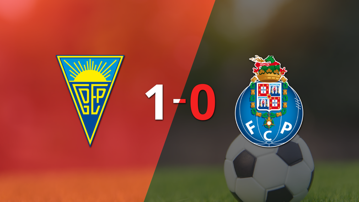 Estoril derrotó 1-0 a Porto