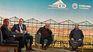 The mayor of Canelones, Yamandú Orsi, in the center with José Mujica. The mayor of Canelones, Yamandú Orsi, in the center with José Mujica.