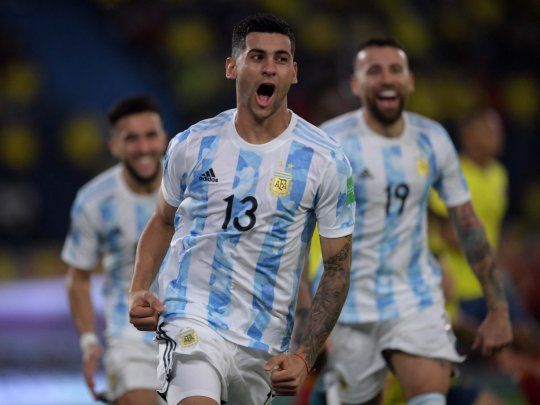 Cristian Romero logró su primer título con la selección argentina.&nbsp;
