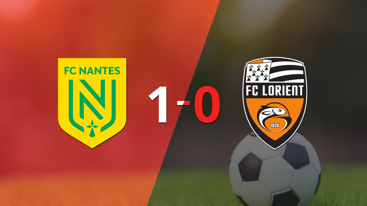 Nantes beat Lorient by the minimum