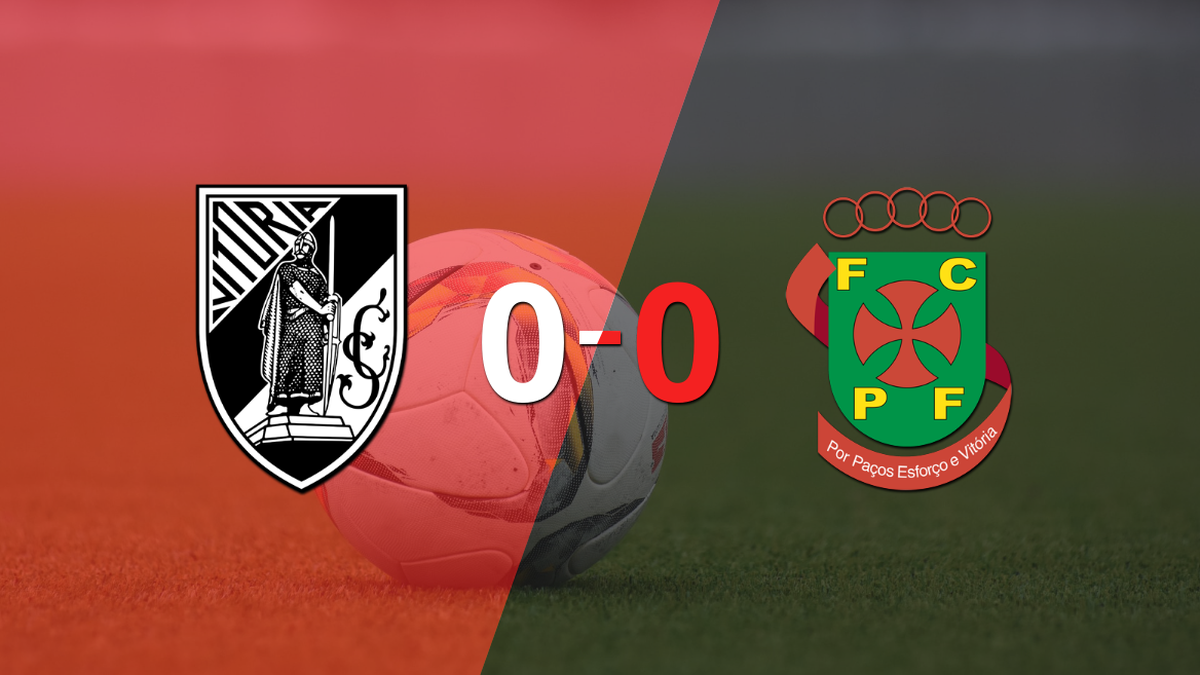 Vitória Guimarães and Paços de Ferreira drew goalless on the scoreboard