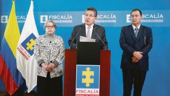 portazo. Néstor Humberto Martínez presentó su renuncia irrevocable, como fiscal general al no aceptar la decisión de la JEP.