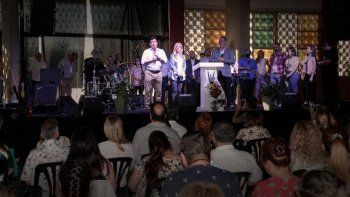 Fernando Espinoza participó de la celebración por el Día de las Iglesias Evangélicas.