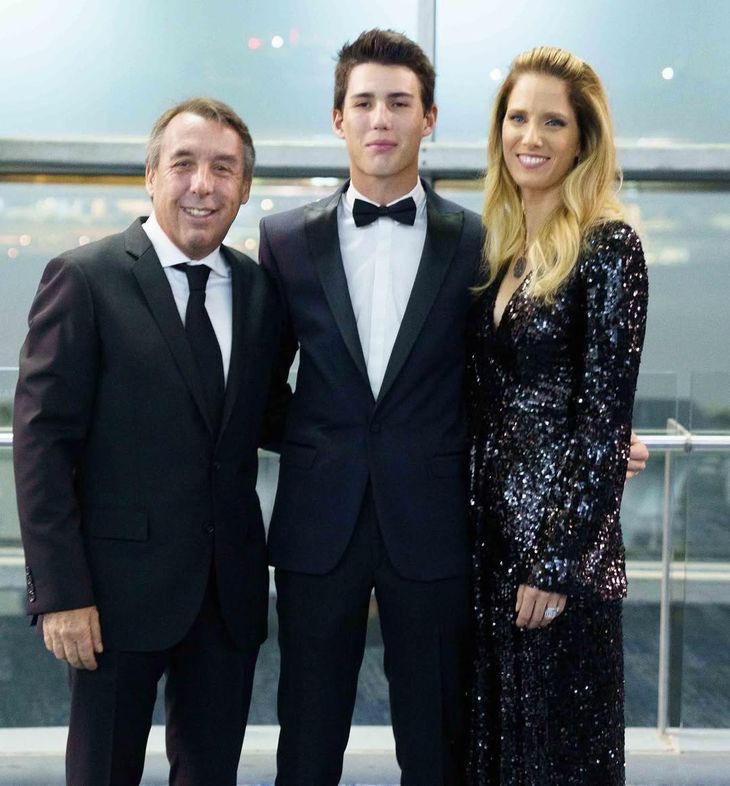 Emilio Azcárraga Fastlicht junto a sus padres Emilio Azcárraga Fastlicht junto a sus padres