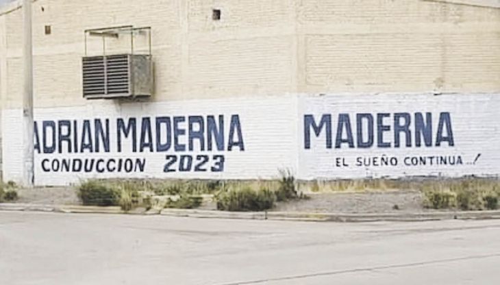 Señales. Con pintadas en la ciudad de Trelew, el intendente peronista ya dio el primer paso de cara al electoral 2023, después de la diáspora de las últimas elecciones legislativas.