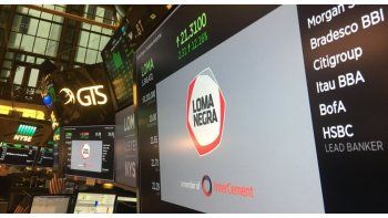 Con suba del 12%, Loma Negra comenzó a operar en Wall Street