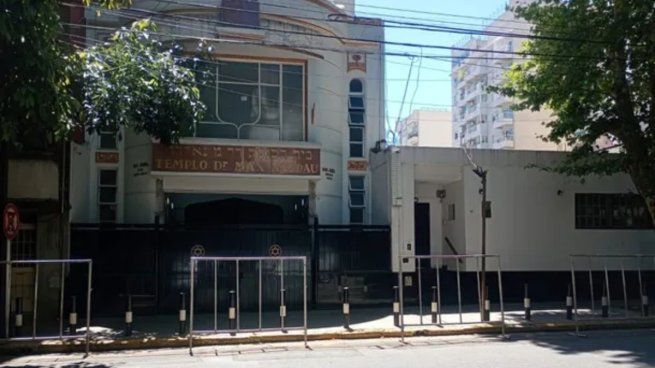 Templo “Max Nordau”, perteneciente a la comunidad “Dor Jadash”, en el barrio porteño de Villa Crespo.
