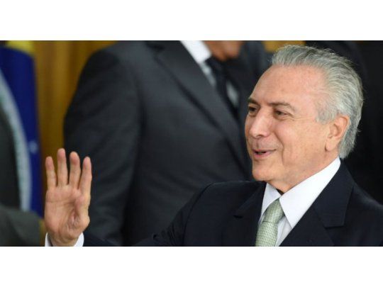 Michel Temer, presidente de Brasil.