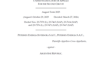 El tribunal de apelaciones consideró que los reclamos de los demandantes no eran reconocibles bajo el derecho argentino.&nbsp;