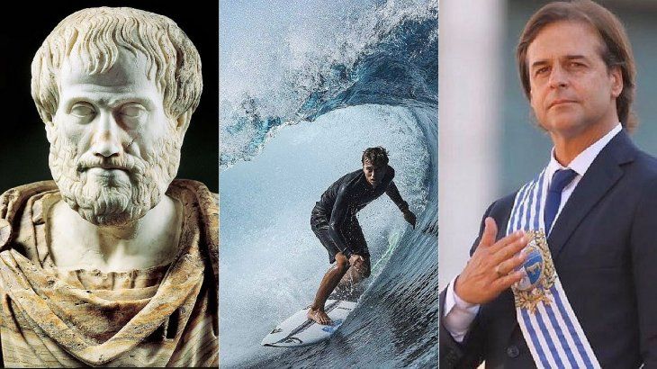 Aristóteles, el surf, Lacalle Pou y el devenir en político