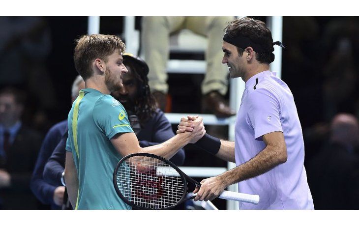 Goffin dio el batacazo ante Federer y jugará una sorpresiva final ante Dimitrov