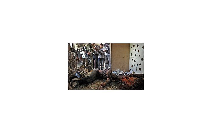 Uno de los civiles muertos durante el operativo.