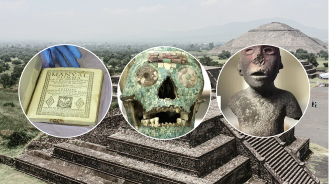 Bienes arqueológicos recuperados por México.
