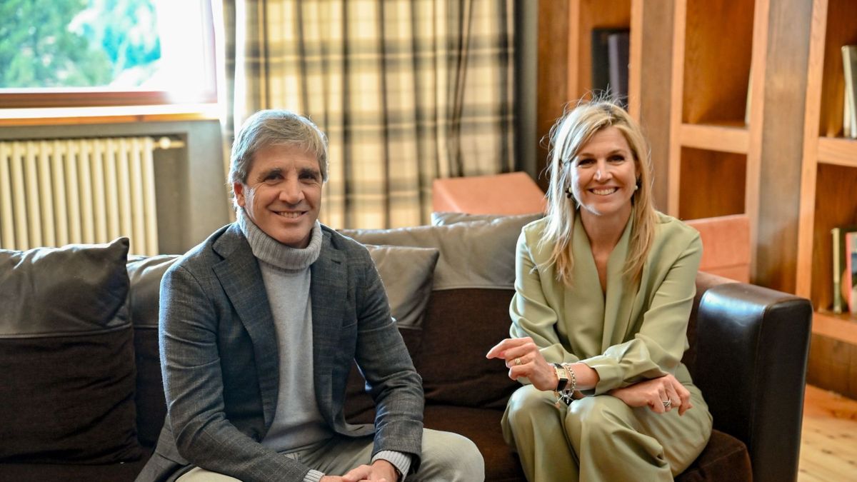 Luis Caputo se reuni� con la reina M�xima previo a su participaci�n en el Foro Llao Llao