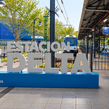 La Estación Delta del Tren de la Costa, en Tigre, junto a uno de los terrenos de 9.247 m2 que el Gobierno desafectó del uso ferroviario y que podría avanzar hacia una futura venta