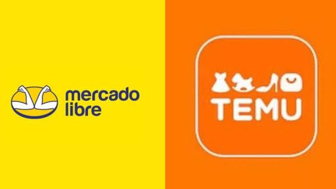 Mercado Libre y Temu, rivales en el comercio electrónico.