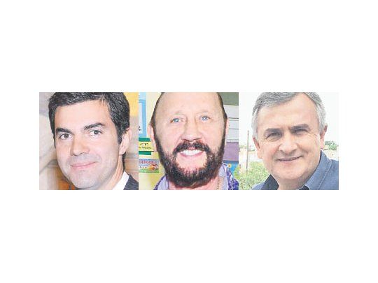 Juan Manuel Urtubey, Gildo Insfrán y Gerardo Morales