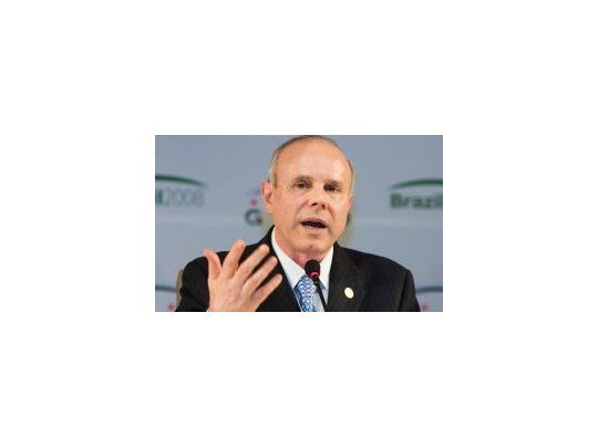 El ministro brasileño de Hacienda, Guido Mantega.