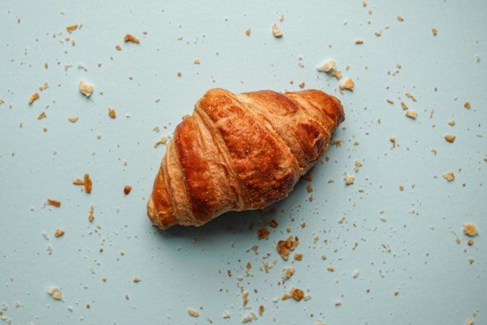 El croissant es una pieza de pastelería característica de Francia. 