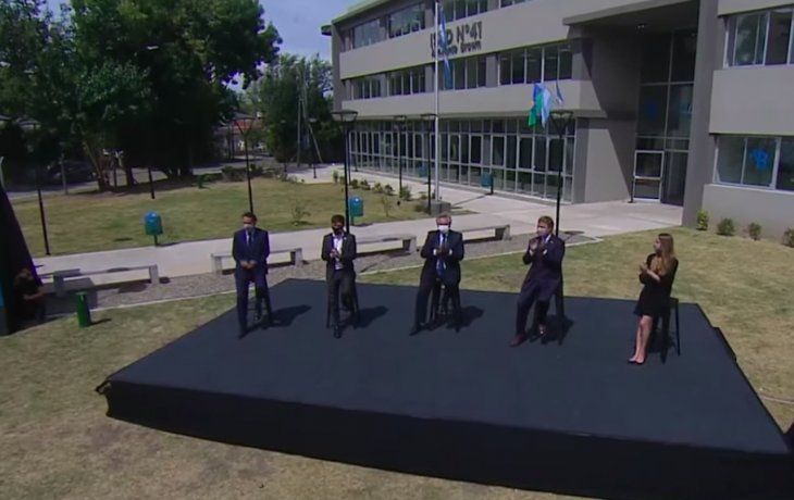 El presidente Alberto Fernández encabezó el acto de presentación de las primeras 1.000 obras públicas que ya se encuentran en ejecución en toda la Argentina.