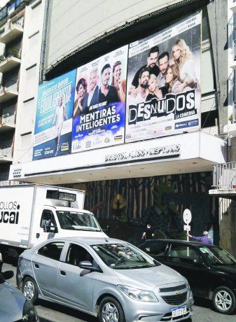 Frente del teatro Neptuno en Mar del Plata.
