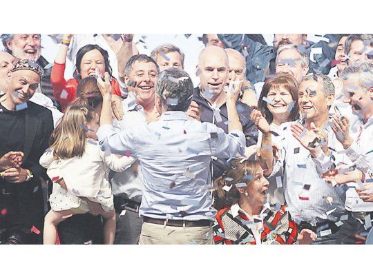 FESTEJO. Macri piensa en otro triunfo electoral, como el de 2015.