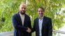 Abdumalik Mirakhmedov, executive president of GDA, and Martín Mandarano, CEO of YPF Luz, after the signing of the agreement.