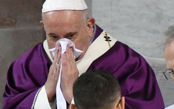 El Papa Francisco tuvo un cuadro de resfr&iacute;o hace unos d&iacute;as, por lo que se extremaron las precauciones.