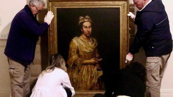El cuadro ya se encuentra&nbsp;bajo custodia de la Corte Suprema de Justicia de la Nación.