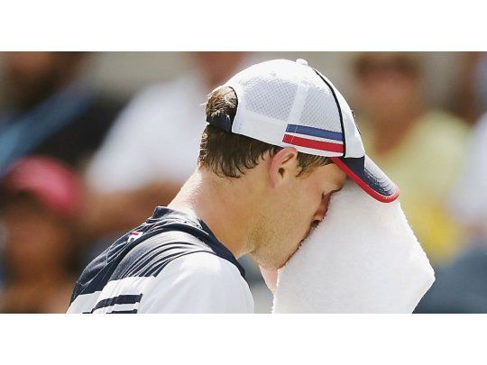 Gigante. Pese a la frustración por la derrota, Schwartzman realizó su mejor actuación en un torneo de Grand Slam.