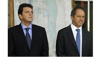 Sergio Massa y Daniel Scioli.