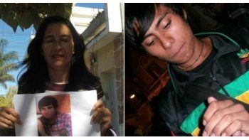 La madre de Lautaro sostienen su foto