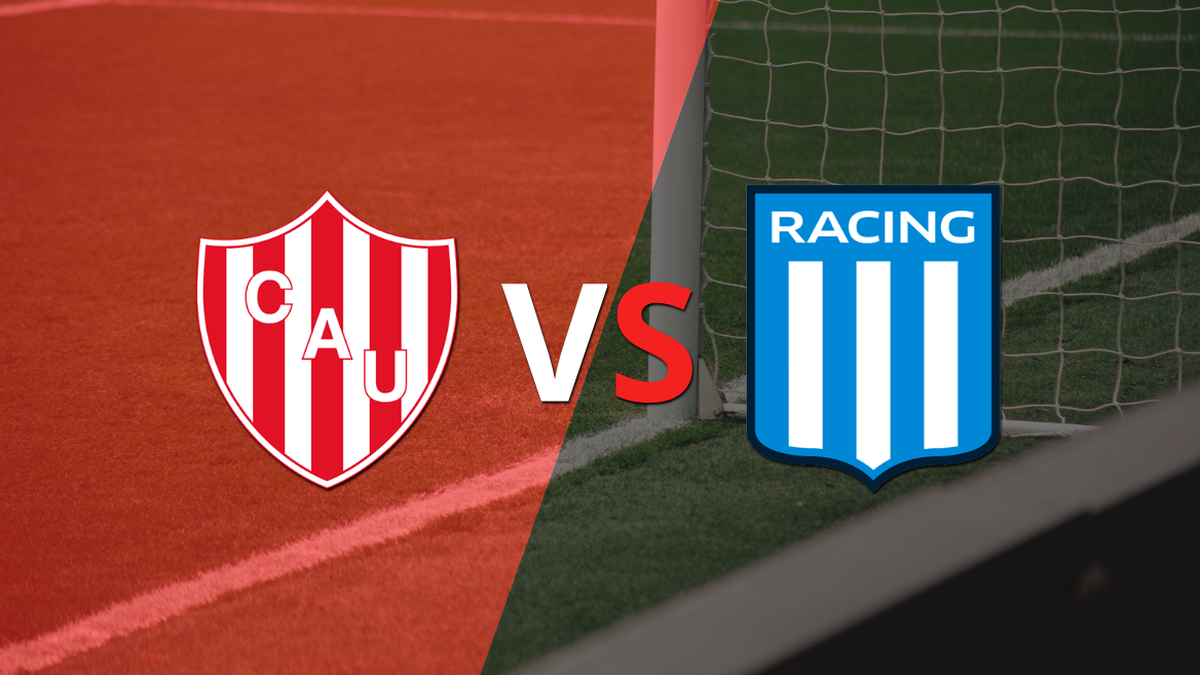 Unión was able to tie the game against Racing Club
