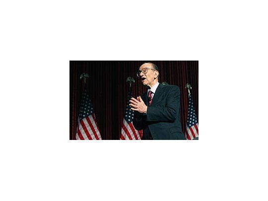 Alan Greenspan, ex titular de la Reserva Federal.