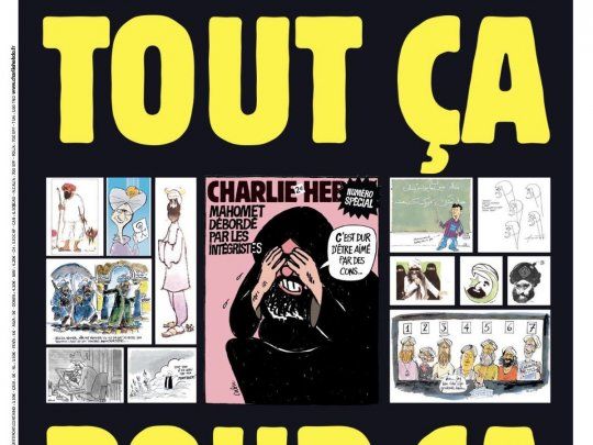 Los yihadistas que atacaron París en 2015 utilizaron como excusa las tapas de la revista Charlie Hebdo para justificar sus atentados.