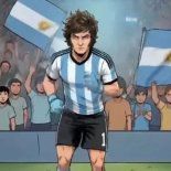 El presidente Javier Milei difundió en sus redes sociales un spot animado con estética inspirada en “Supercampeones”. El presidente Javier Milei difundió en sus redes sociales un spot animado con estética inspirada en “Supercampeones”.