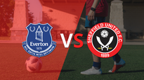 everton arranca la etapa complementaria con ventaja frente a sheffield united
