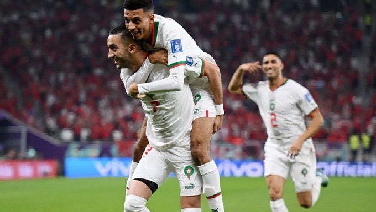 Marruecos ganó y logró una histórica clasificación como primero de su grupo