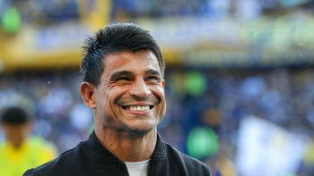 Feliz. Hugo Ibarra sonríe porque Boca quedó a un paso del título de campeón en la Liga Profesional.