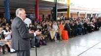 Osvaldo Jaldo brindó un discurso en el inicio de clases