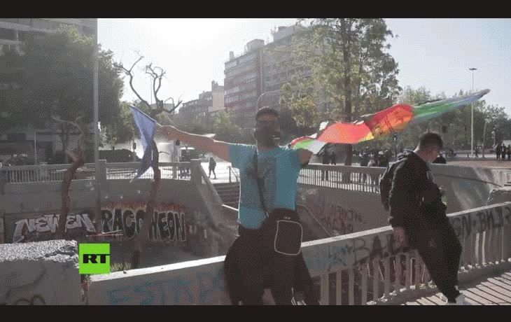 Protestas y disturbios en Chile en la previa del histórico plebiscito para una nueva Constitución